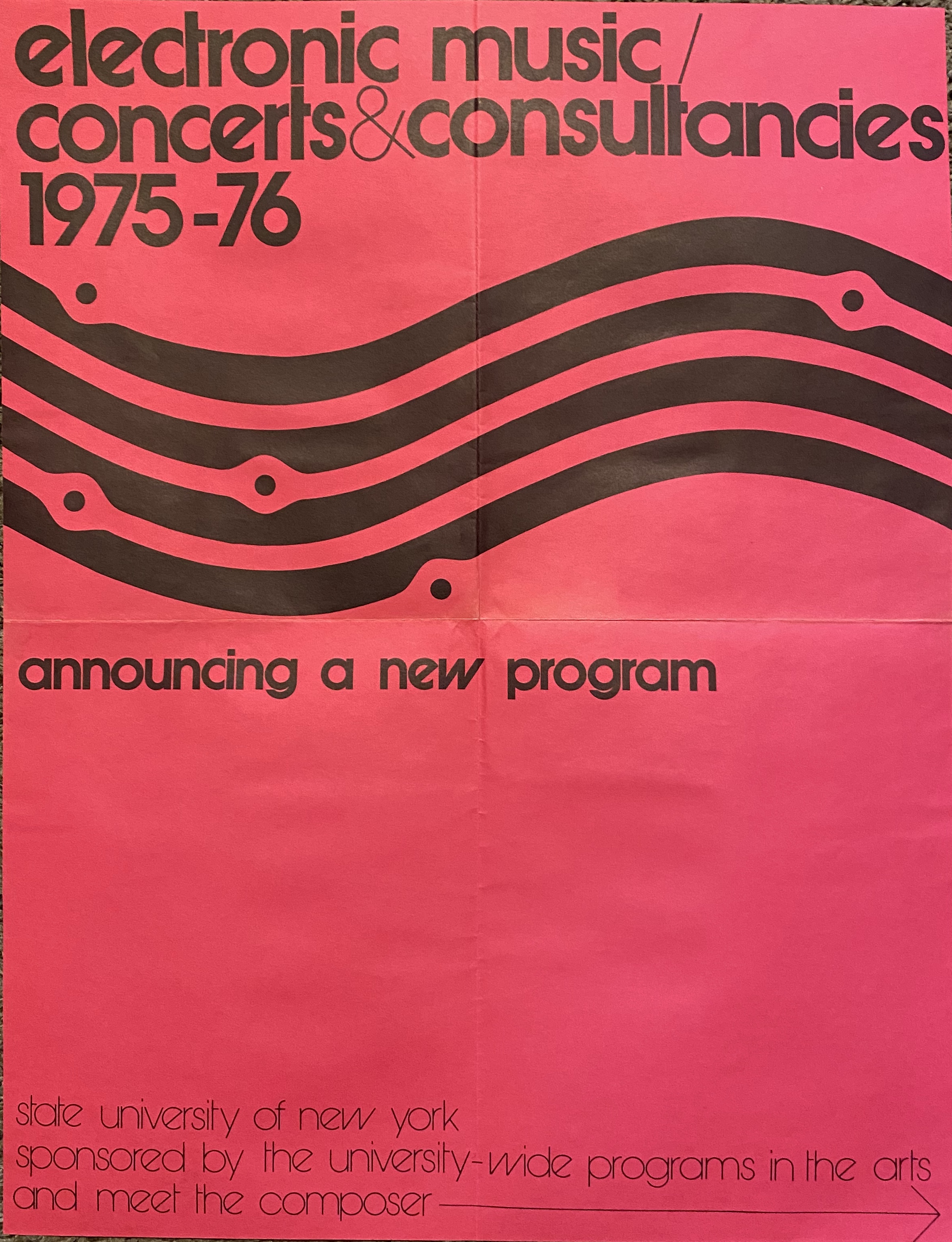 Electronic Music Concerts & Consultancies, 197576. State University