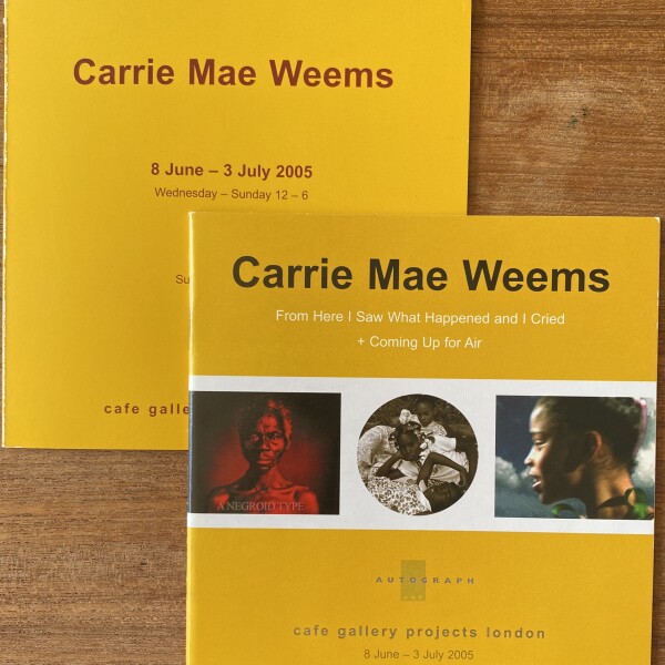 Carrie Mae Weems From Here I Saw What Happened And I Cried Coming Up   IMG 5200 600x600 